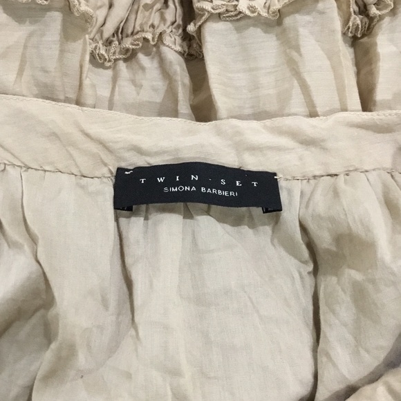 Twin set by Simona barbieri women’s boho embellished summer dress size medium - Picture 7 of 8